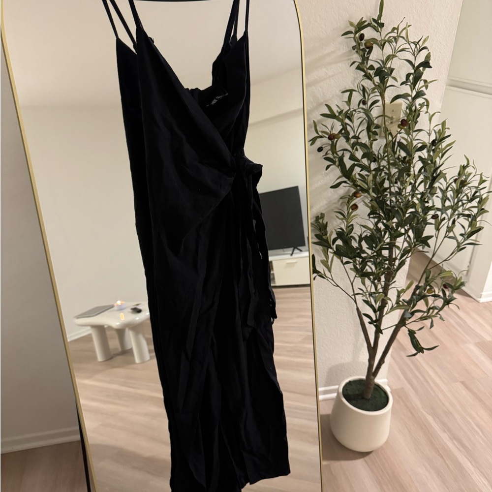 Zara Black Asymmetrical Dress